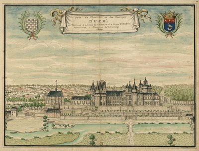 Colored Drawing of the Château d